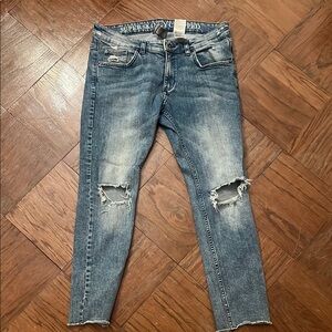 Men's H&M Distressed Blue Jeans